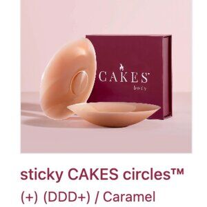 Sticky CAKES Circles, Caramel, DDD+ all original packaging
